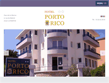 Tablet Screenshot of hotelportorico.com